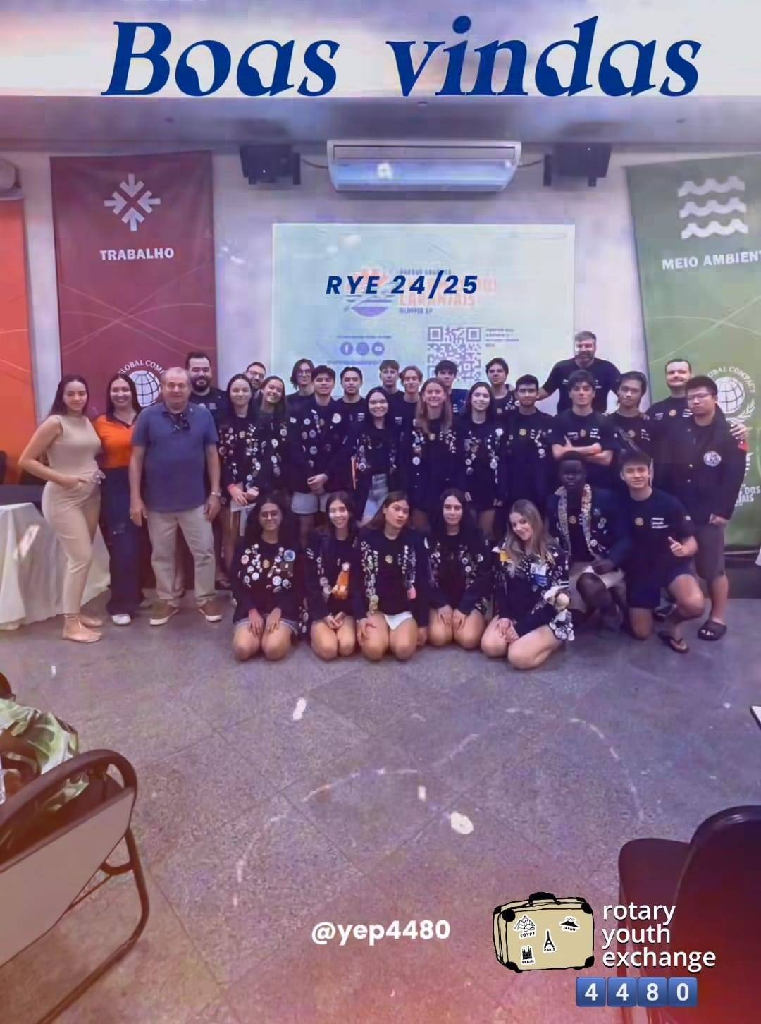 Aconteceu em Olímpia Encontro de Boas Vindas aos Nossos Intercambistas 