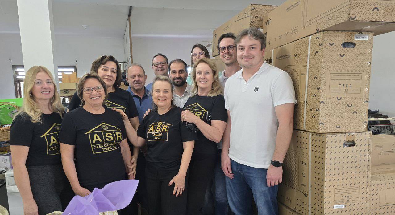 Doação ao Lar do Idoso Else benz