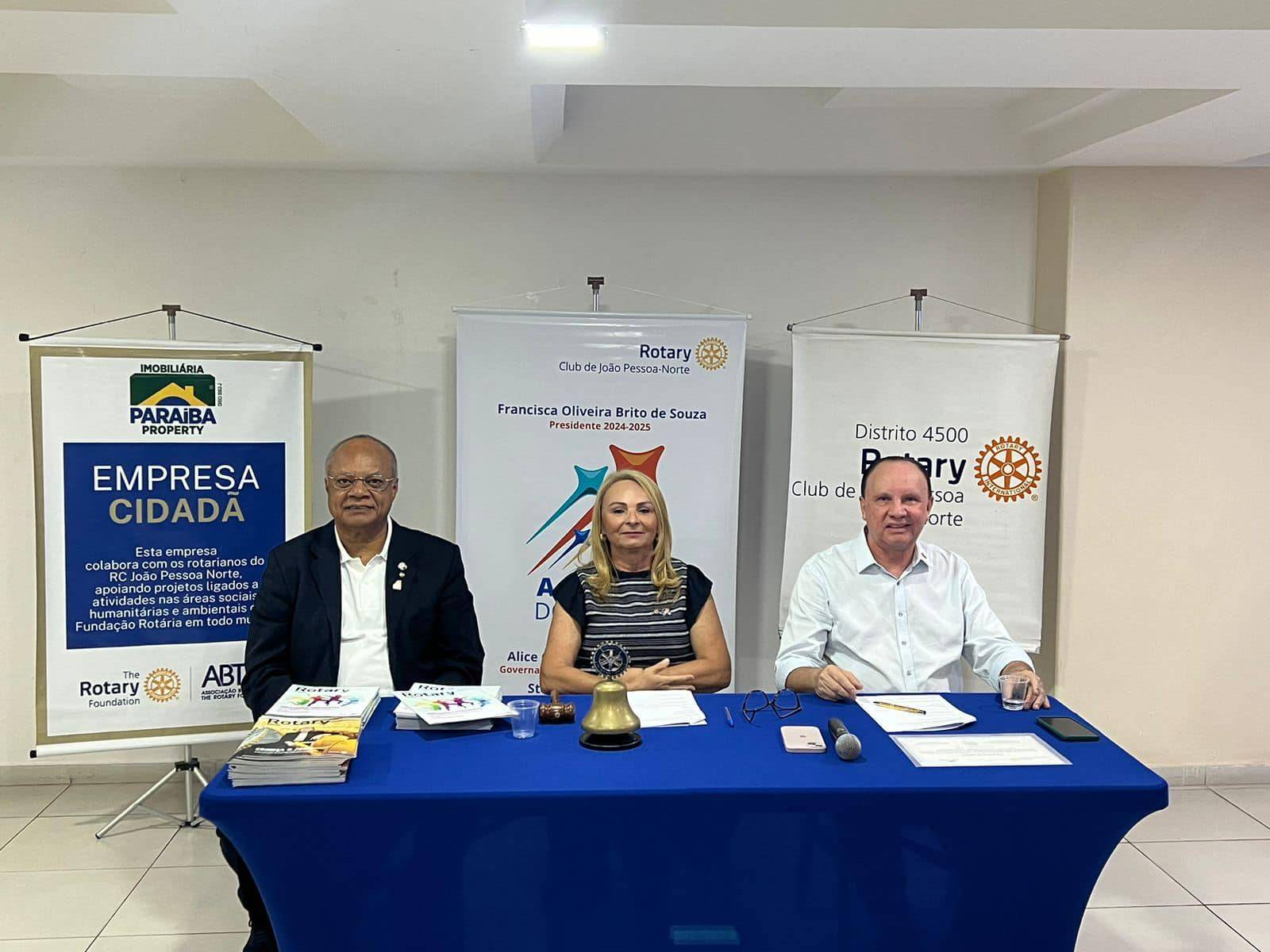 Instrução Rotária com Marconildo Ayres  e Informes sobre o Instituto Rotary com Cosmo Feliciano