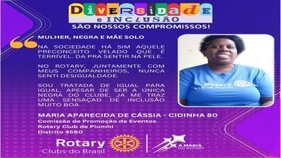 Rotary Club de Piumhi mostra sua Diversidade e Inclusão 