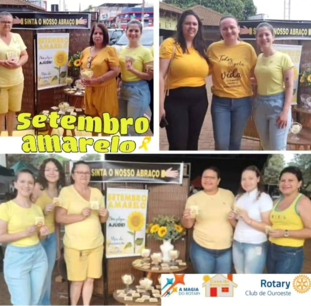 Casa da Amizade de Ouroeste Realiza Campanha Setembro Amarelo