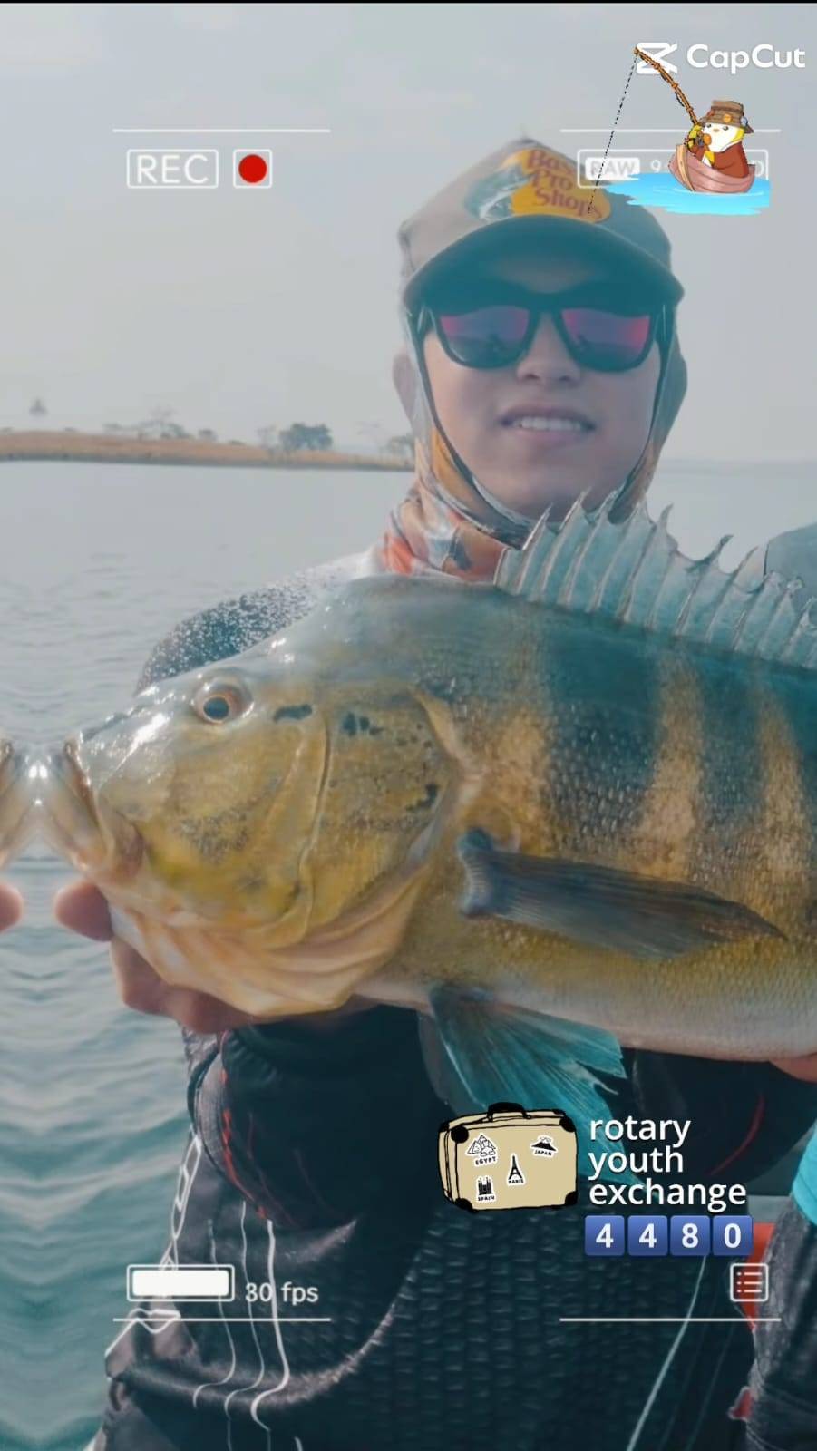 Intercambista Turi Registra Momentos da Pescaria com a Família Hospedeira em Santa Clara do Oeste