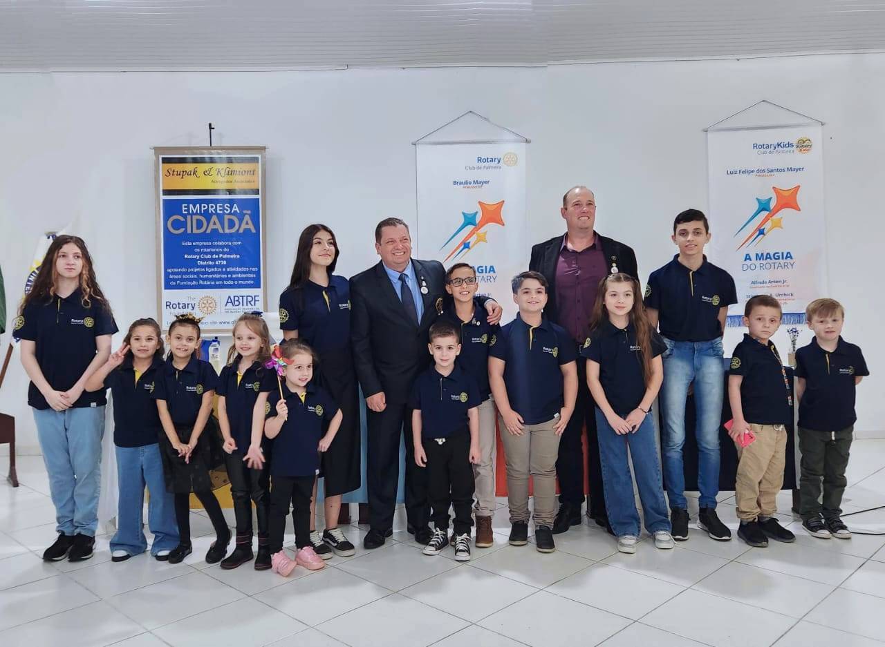 Presença do Governador Alfredo Arten Junior na Posse do Rotary Kids