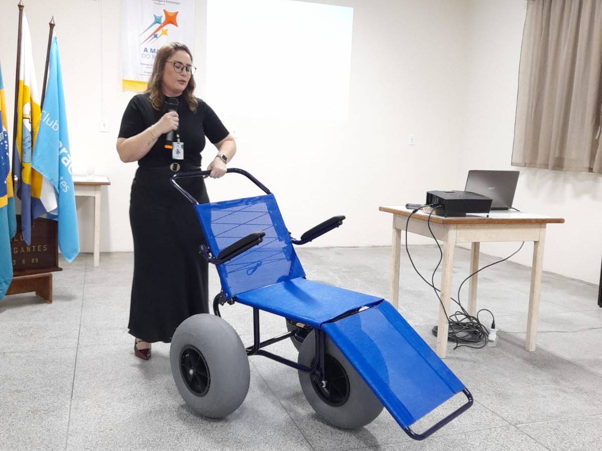 Palestra sobre a Cadeira Anfíbia – Utilização e Acessibilidade em Praias
