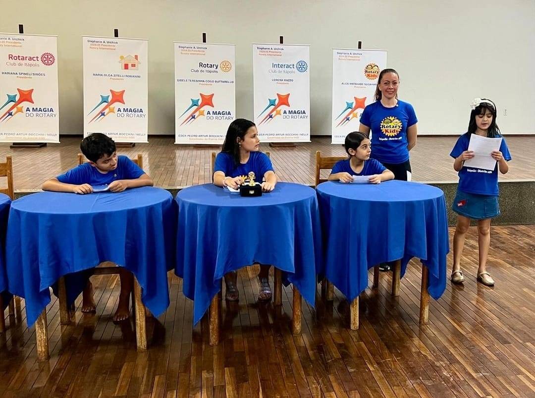 Rotary Kids de Itápolis Realiza Segunda Reunião Ordinária