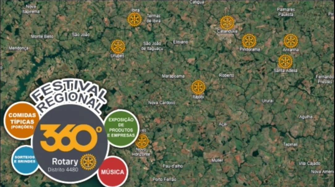Festival Regional 360º Rotary Distrito 4480 Acontece Dia 30 de Novembro