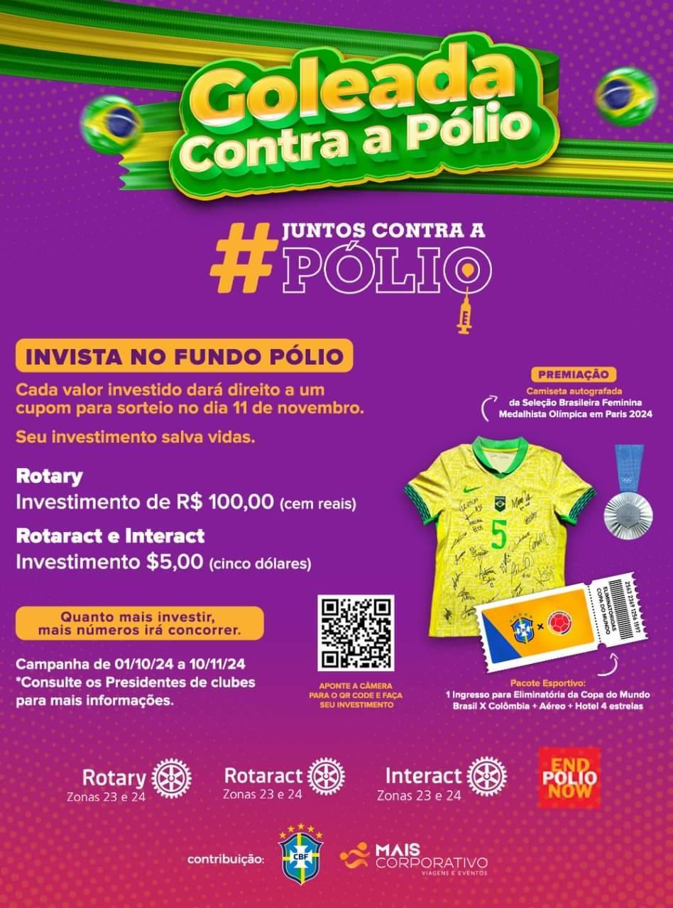 Campanha Goleada Contra a Pólio - Faça Parte Você Também!