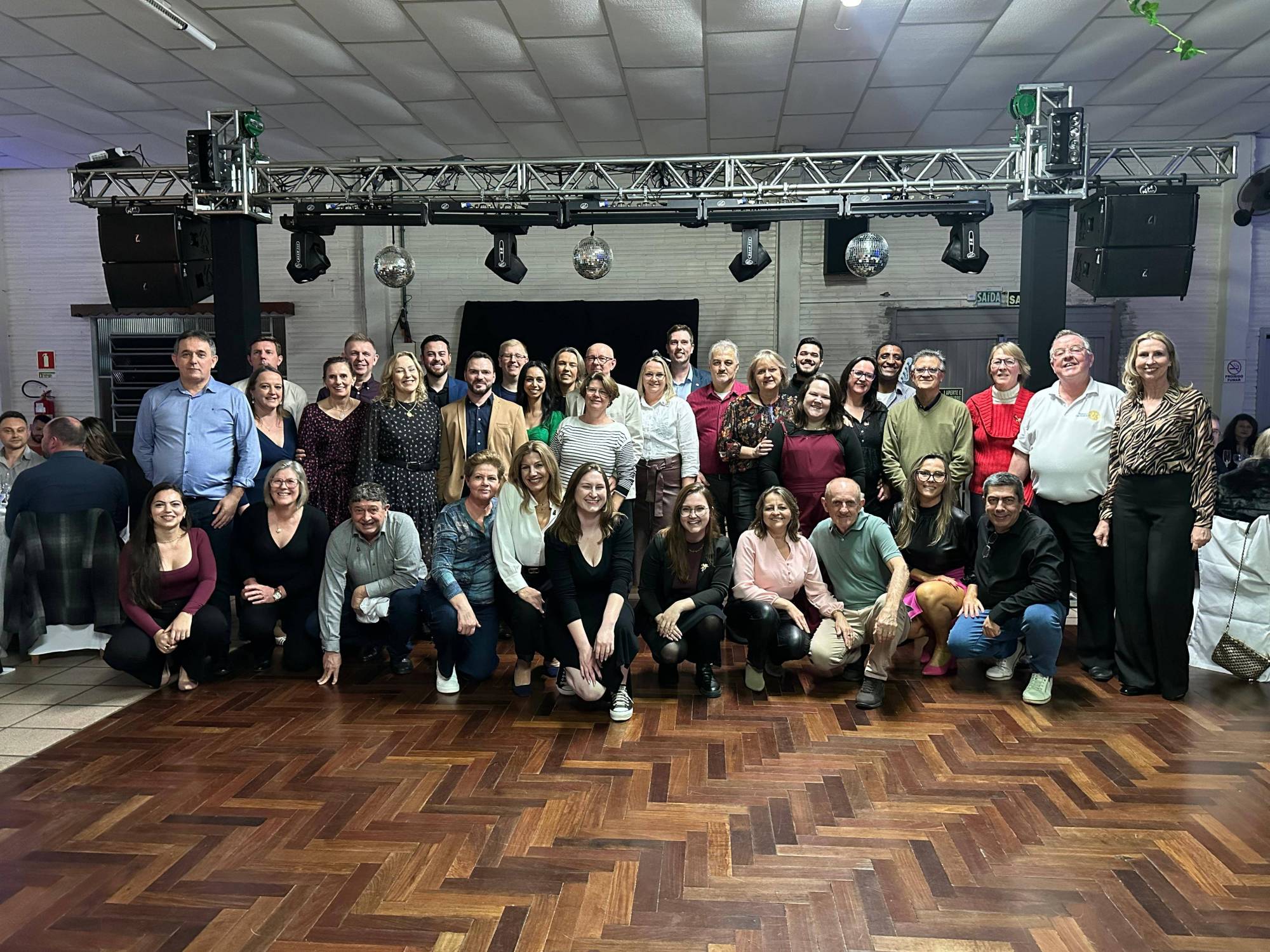 Rotarianos presentes na 18ª na Noite do Vinho