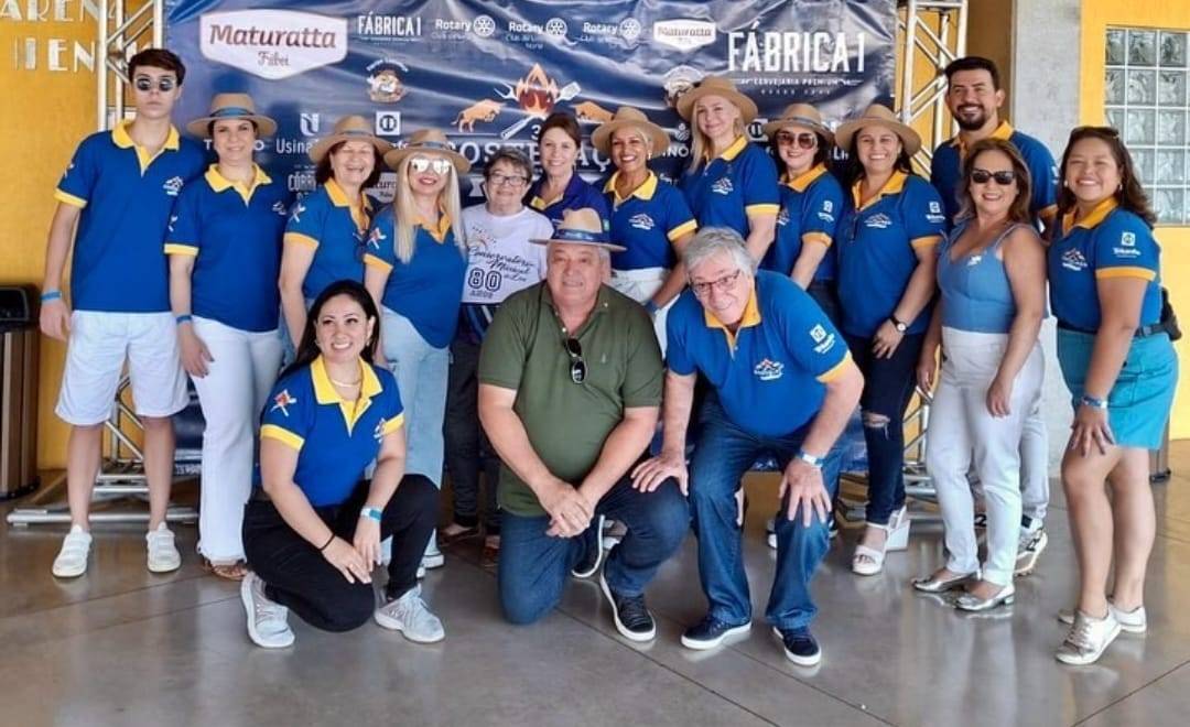 Rotary Clubs de Lins Agradecem a Presença do Governador Eder Bocchini e Sua Esposa Nelly em Costelaço