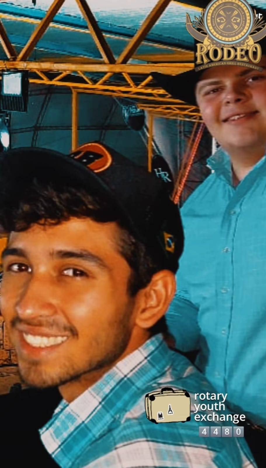 Intercambista Samuel Visita Festa do Rodeio de Novo Horizonte