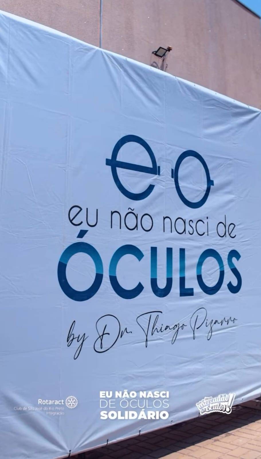 Rotaract Club de São José do Rio Preto - Integração Realiza Campanha Eu Não Nasci de Óculos Solidário na Cidade de Mirassol