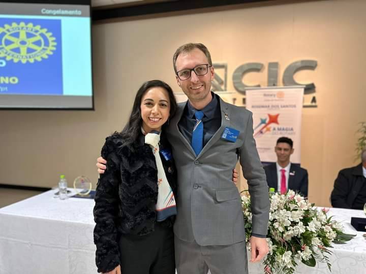 Presidente AR 24-25, Rosemar dos Santos e Presidente AR 23-24, Fabio Zorthea