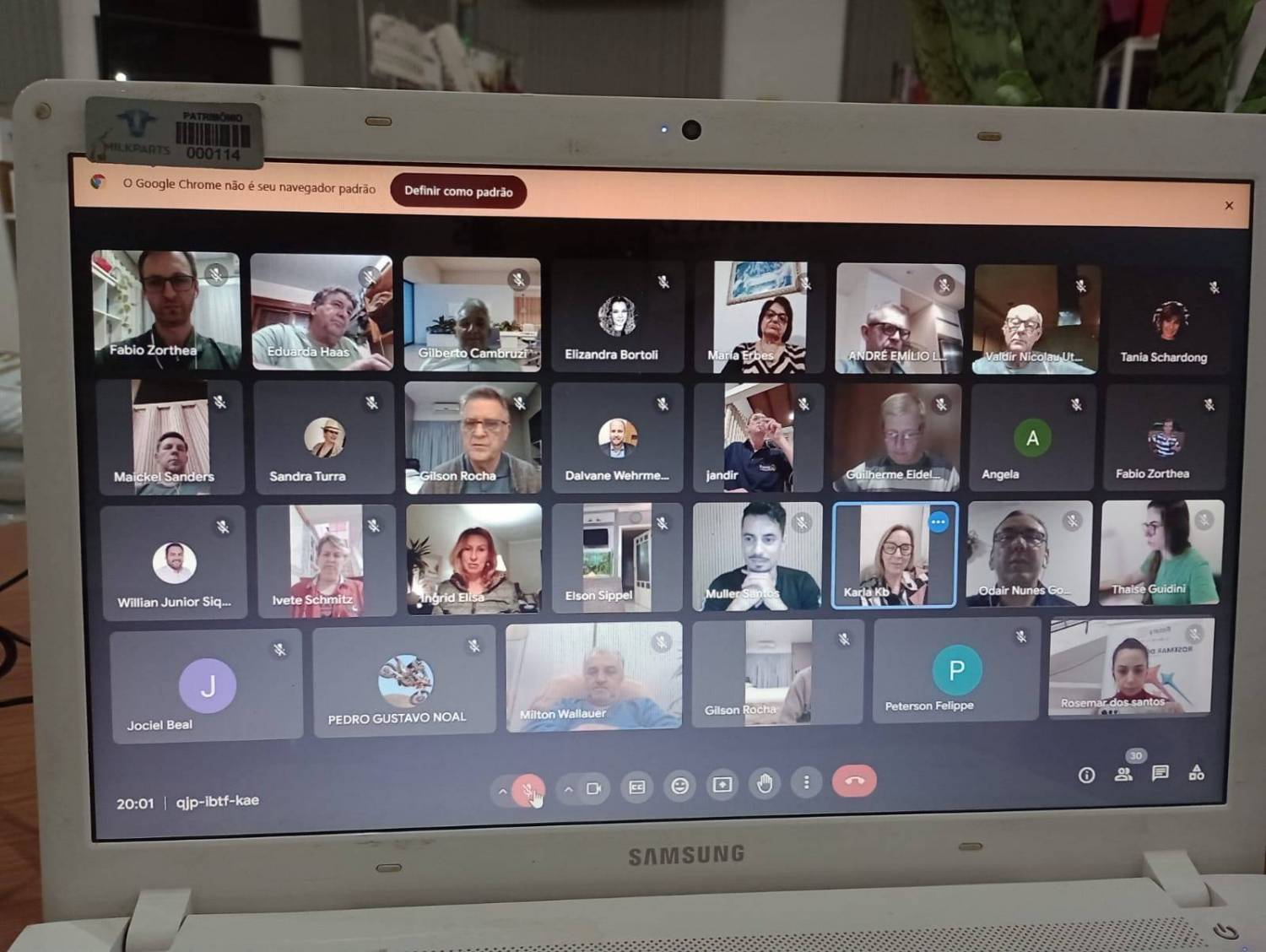 Reunião virtual com o Rotary Club de São Lourenço do Oeste - D 4740