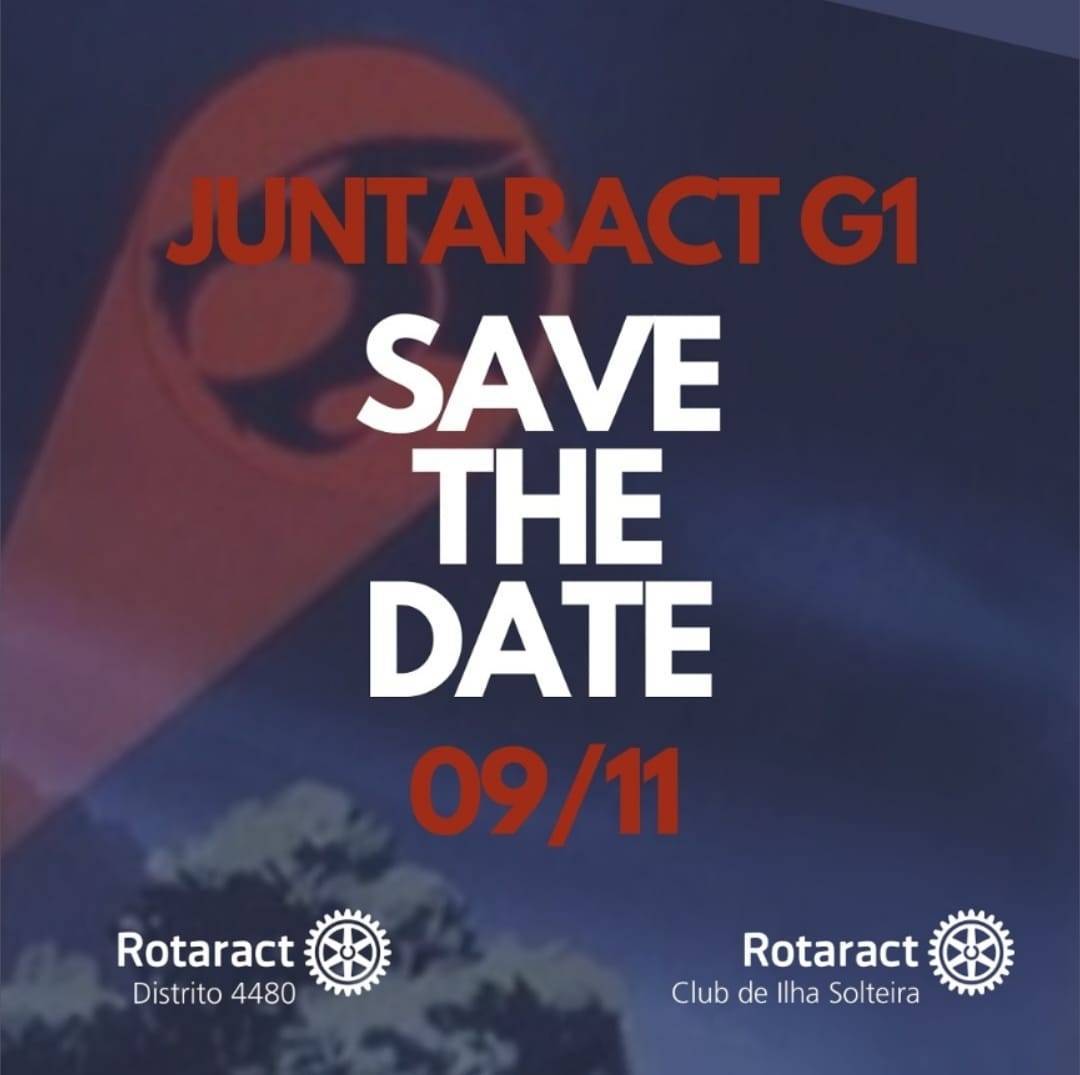 Em breve: Juntaract G1 - Save The Date