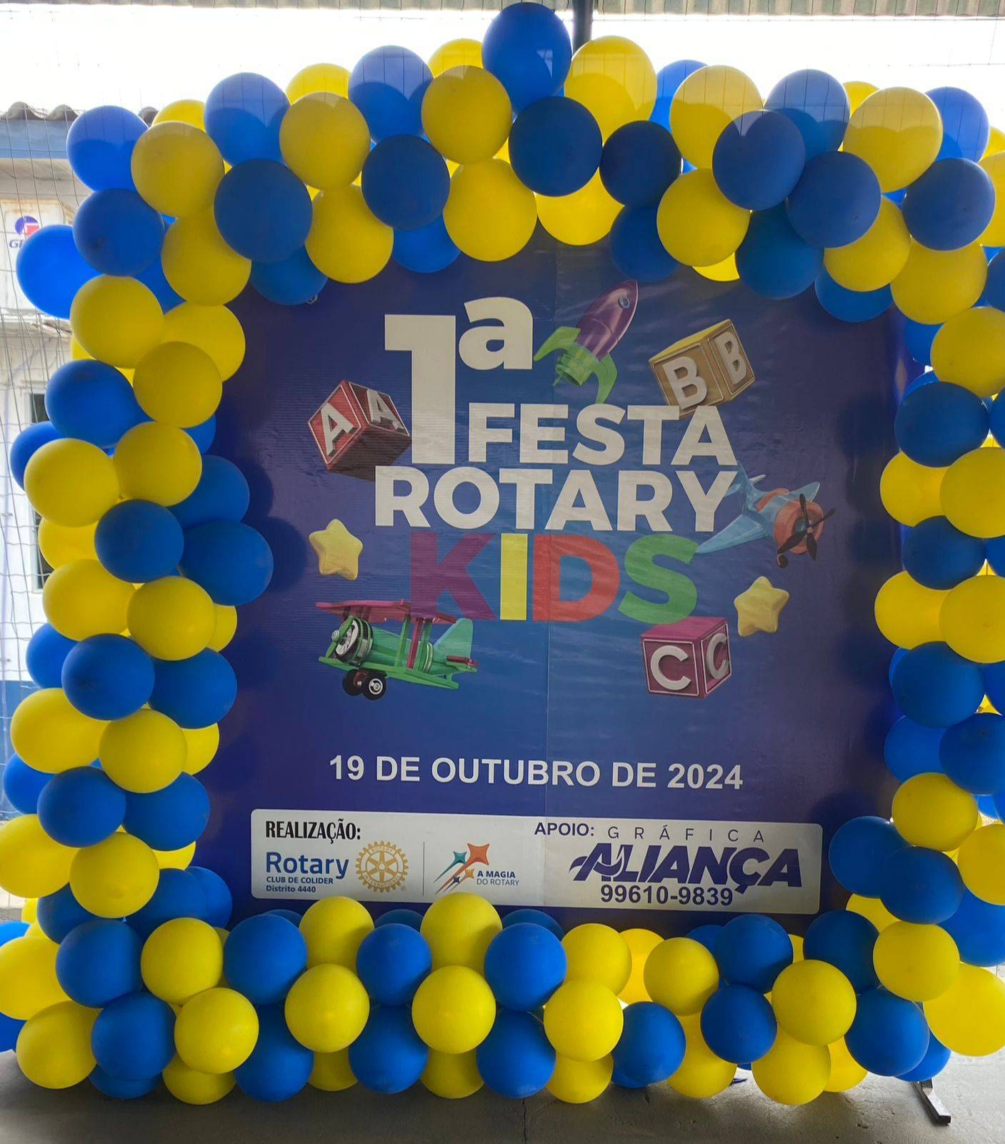1ª Festa Rotary kids realizada pelo Rotary club de Colíder no dia 19/10/2024
