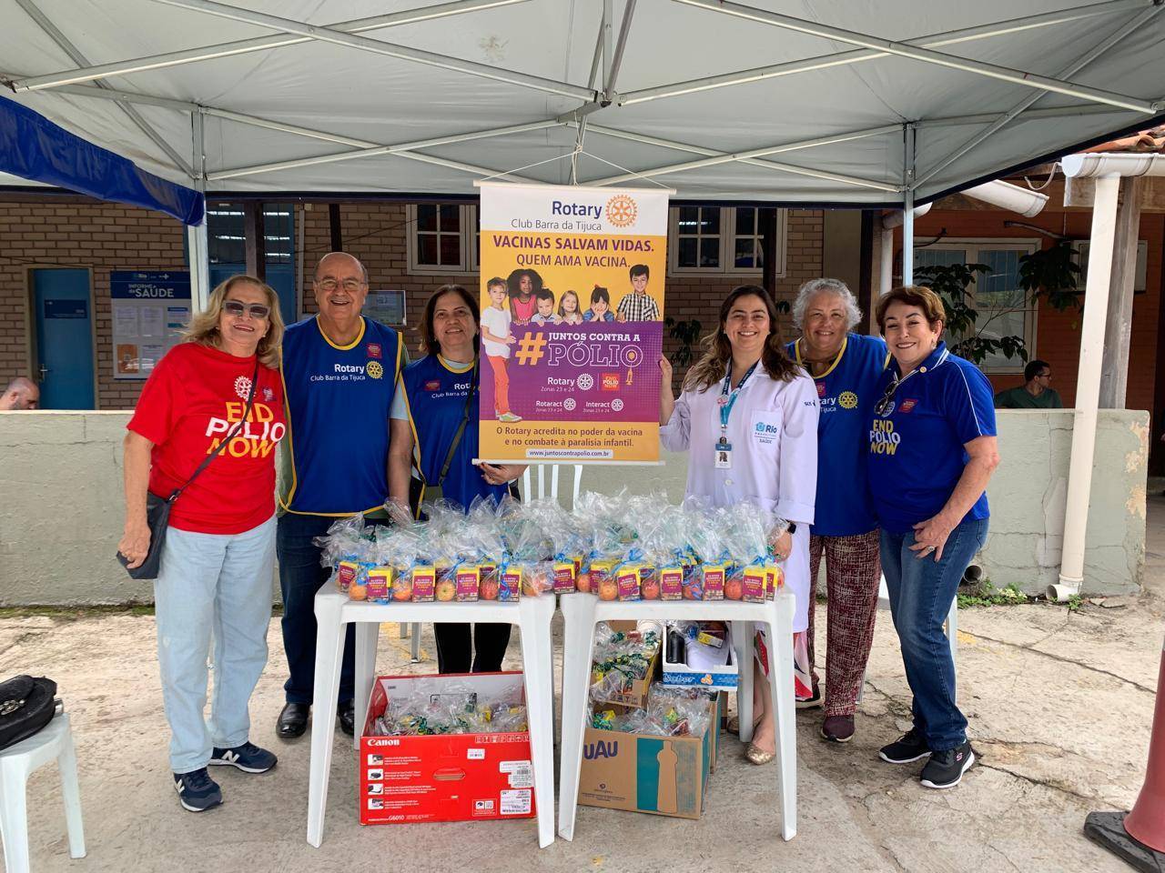 ESTAMOS AJUDANDO A ERRADICAR A PÓLIO