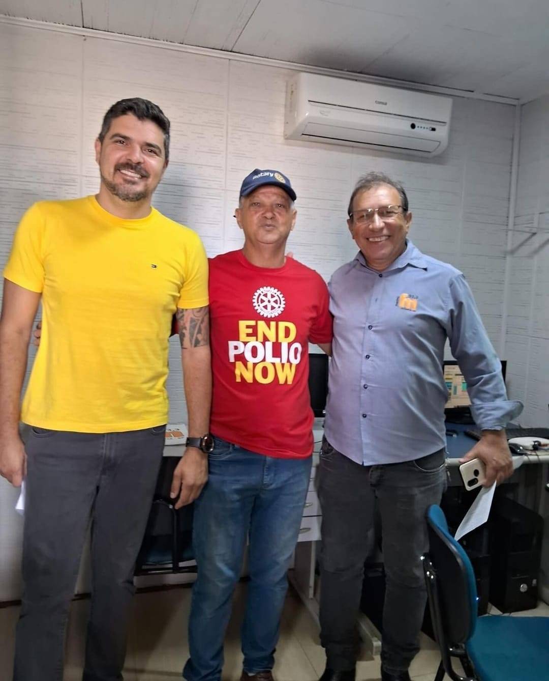 Rotary Club de Olímpia - Integração Participa de Programa na Rádio Sobre a Campanha Contra a Pólio