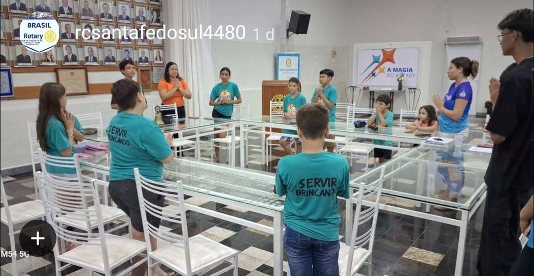 Rotakids e Interact Clubs de Santa Fé do Sul Realizam Oficina Criativa de Escrita 