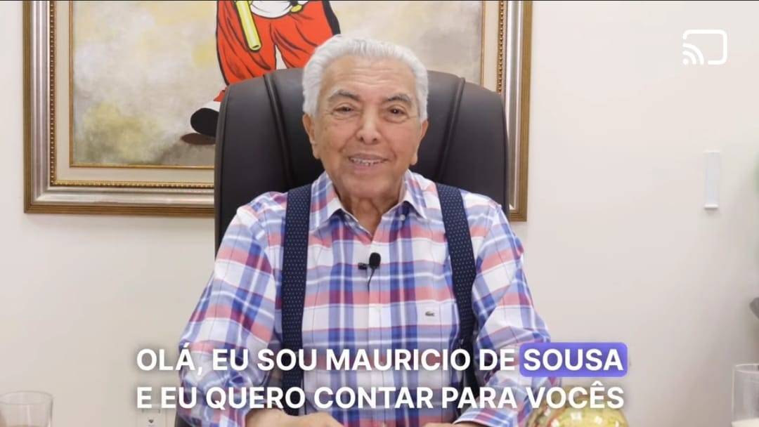 O Cartunista Mauricio de Sousa se Une ao Rotary Para Reforçar a Importância da Vacinação Contra a Poliomielite