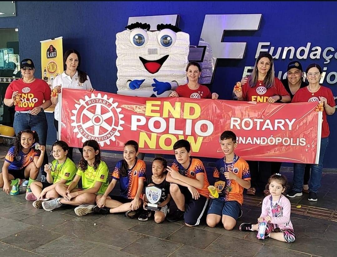 A Casa da Amizade e o Rotary Club de Fernandópolis Participaram da 1ª Corrida Kids do Projeto Atletismo Fernandópolis