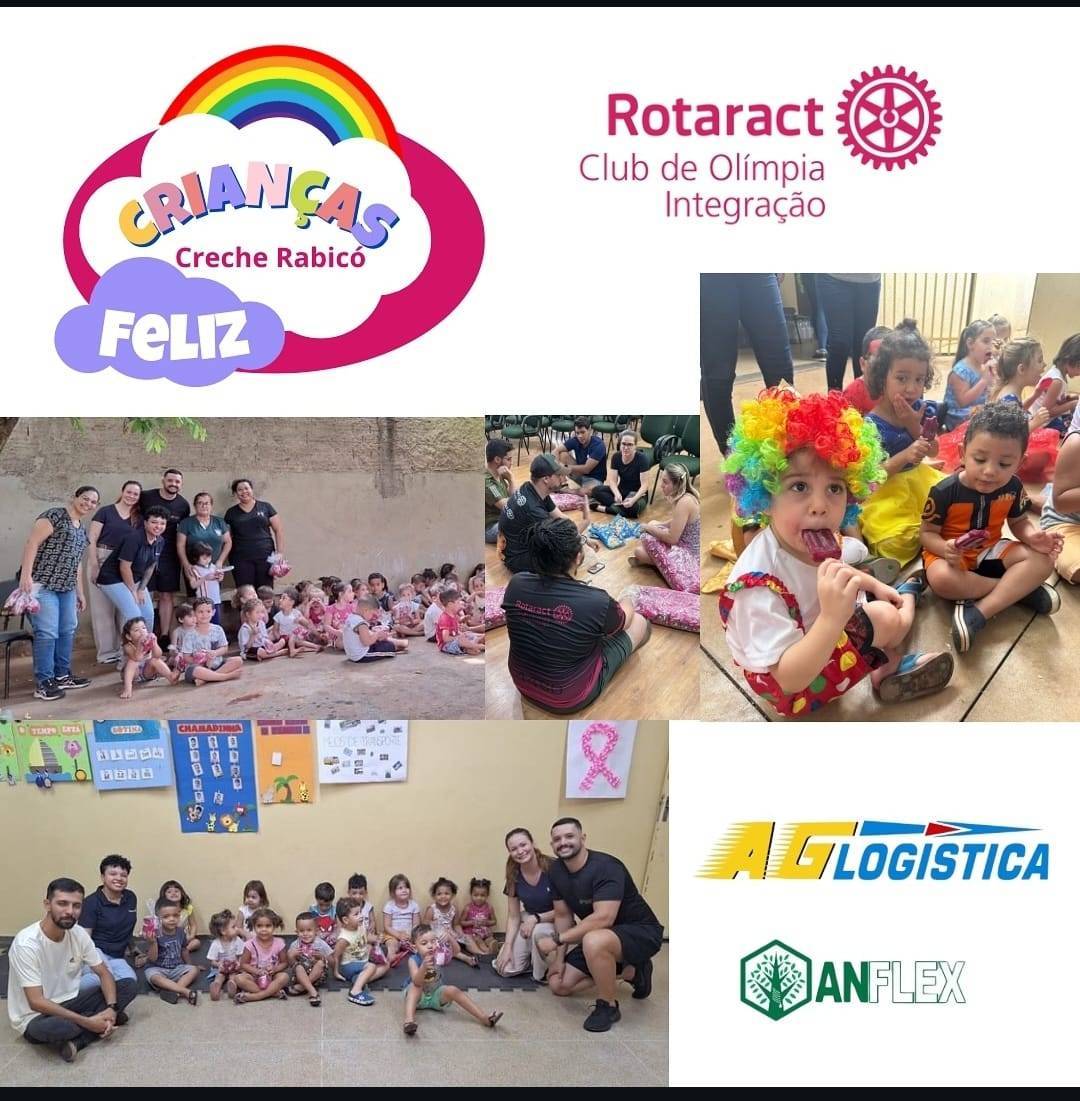 Rotaract Club de Olímpia - Integração Realiza Projeto na Creche Rabicó