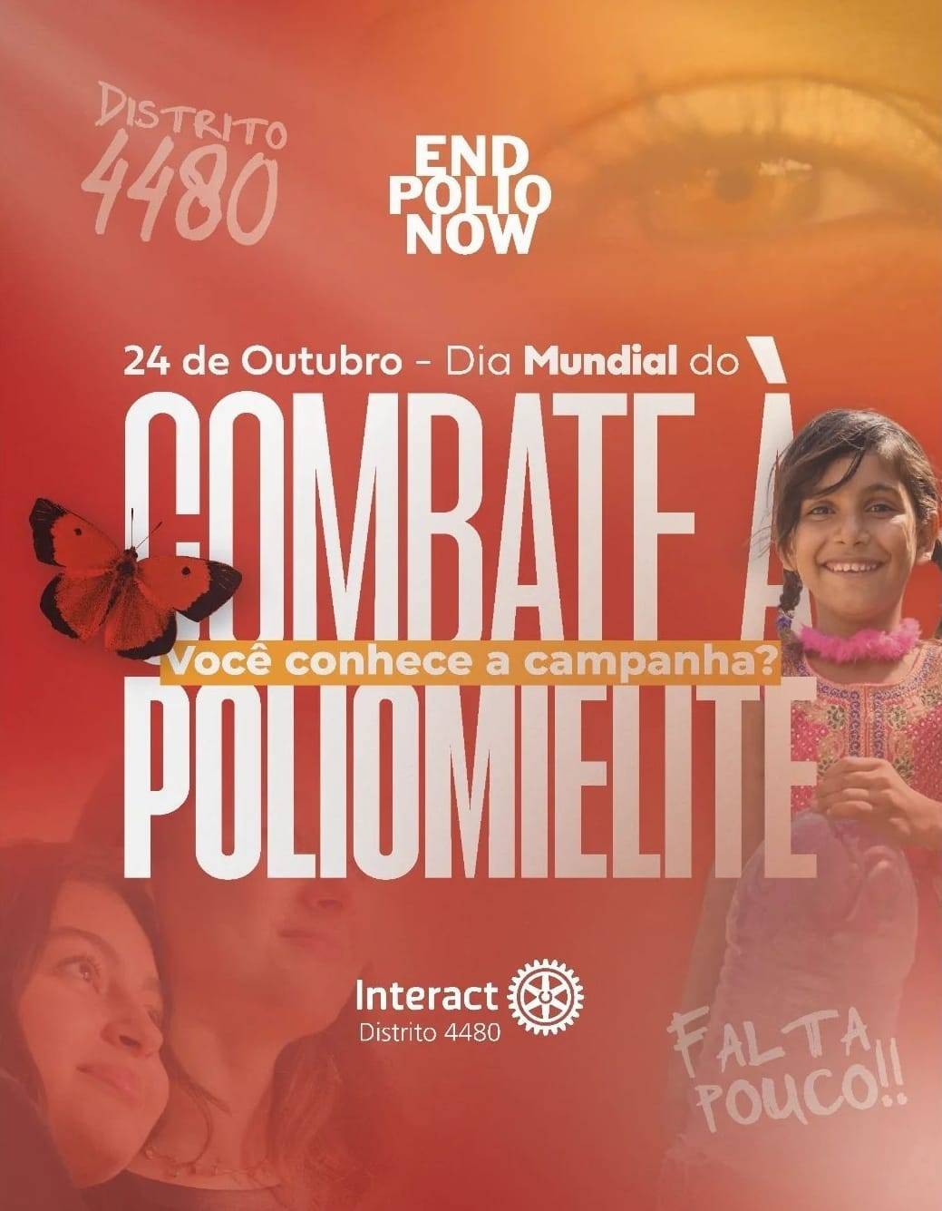 Interact Distrito 4480 Enfatiza Sobre a Importância da Erradicação no Mundo