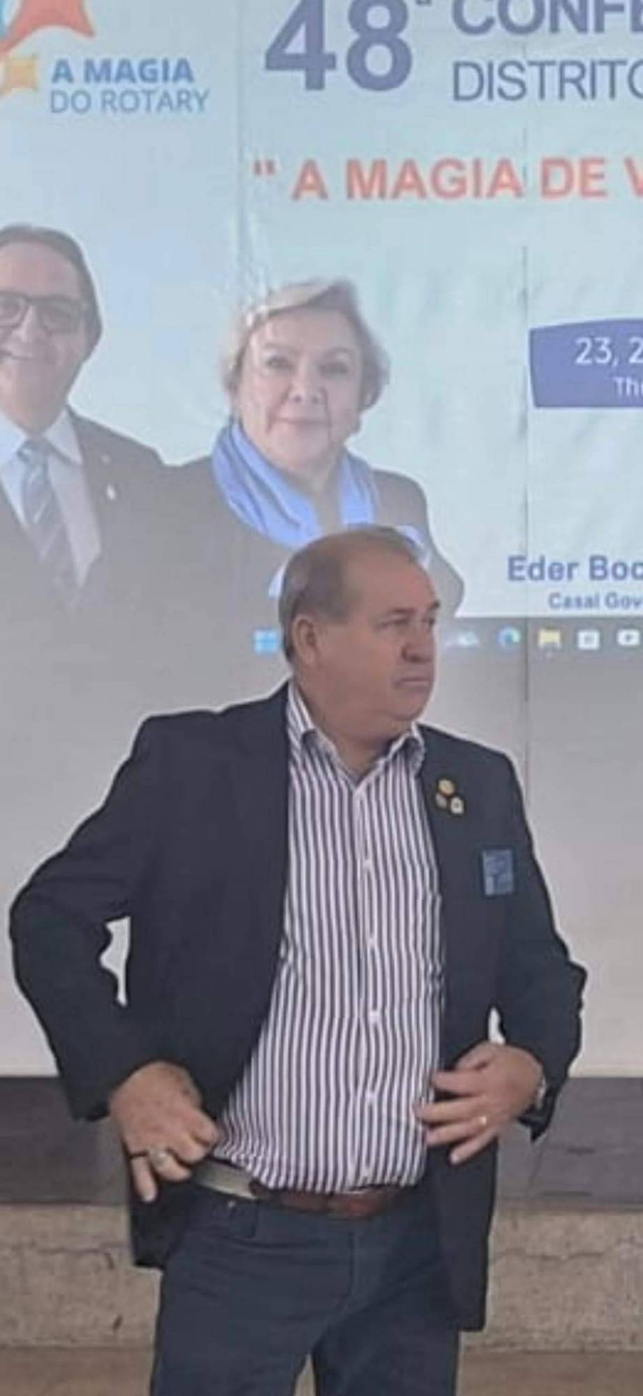 Governador Indicado para a Gestão 2026-27 do Distrito 4480 Brasilino Garcia Participa do Seminário da Fundação Rotária 