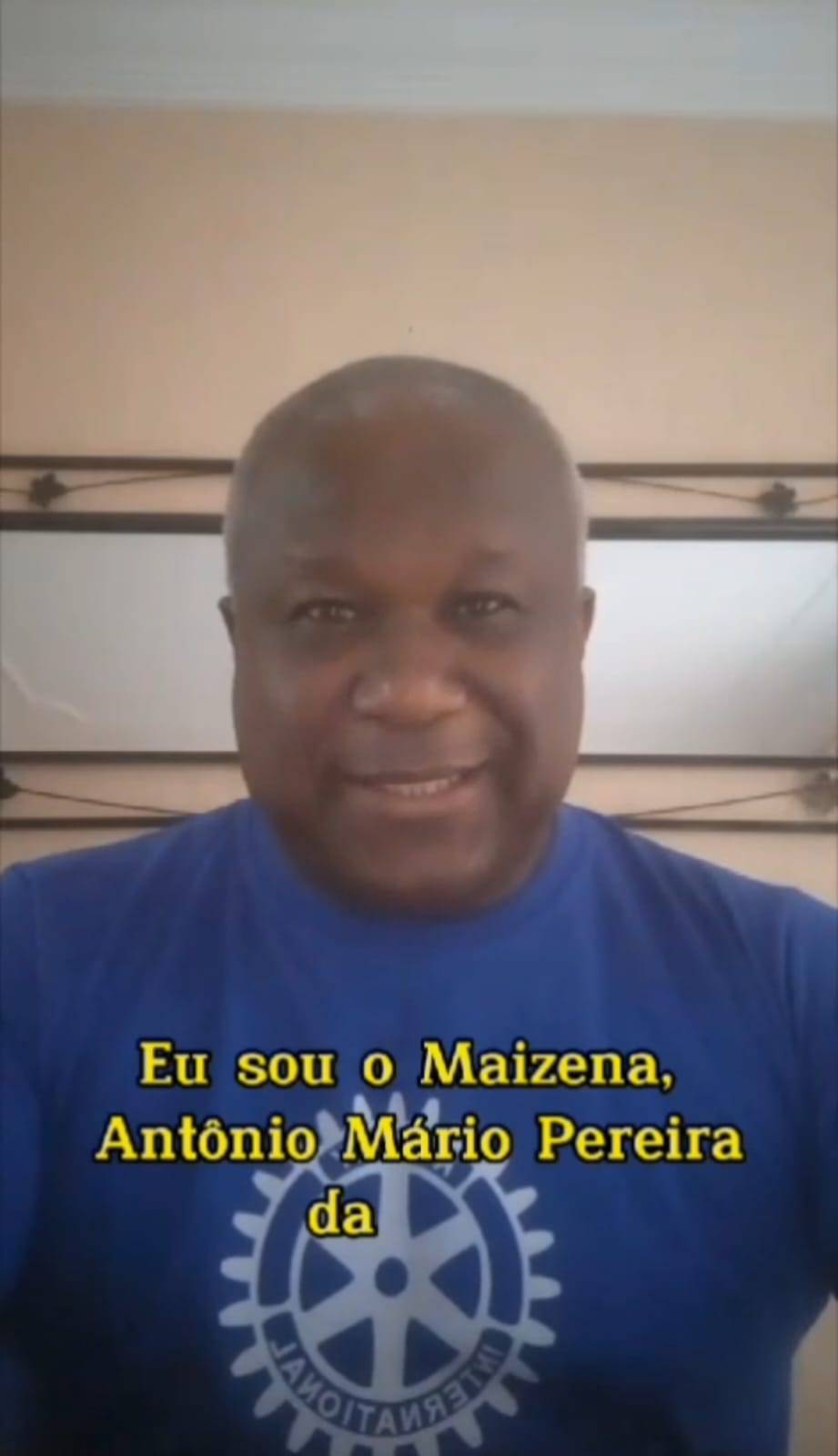Presidente Maizena do Rotary Club de Guaiçara tem um recado para o Dia D da vacinação contra a poliomielite
