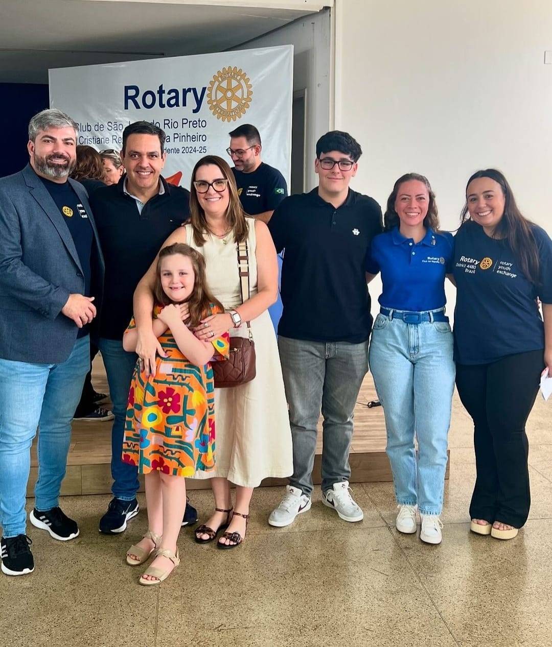 Rotary Club de Itápolis esteve presente no 2º Encontro de Intercâmbio de Jovens do Rotary 2024-25 Distrito 4480