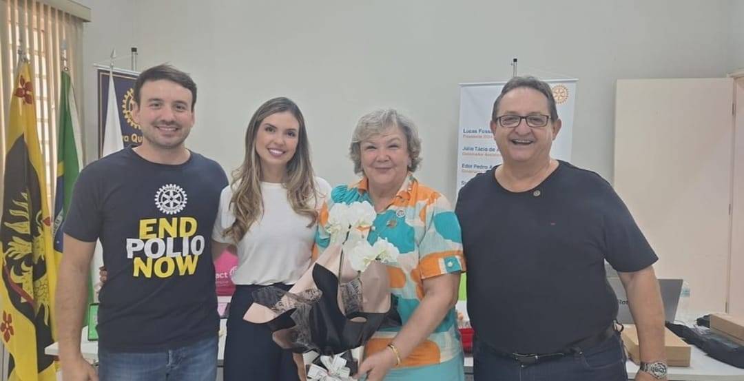 Rotary Club de Olímpia - Integração Recebe Visita Oficial do Casal Governador Eder Bocchini e Nelly