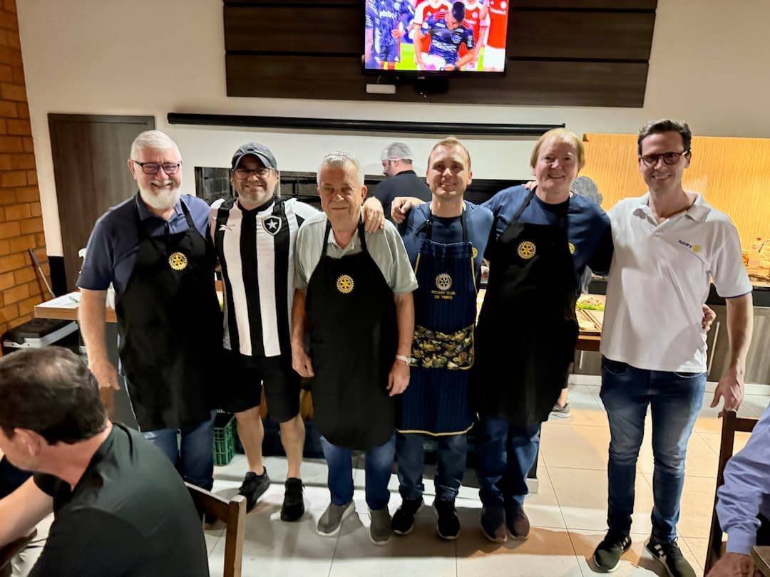 Equipe patrocinadora da noite