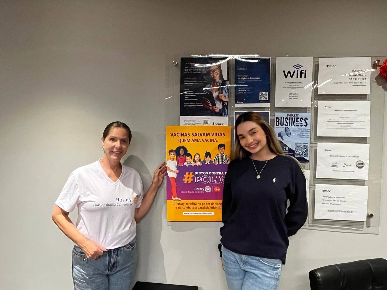 RC Brasilia Centenário na campanha contra a Pólio