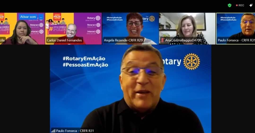 Rotary Club de Lins - Norte  Participou da reunião on line da Fundação Rotária com Diretor do Rotary International Henrique Vasconcelos e o Presidnete da Fundação Rotária Paulo Fonseca