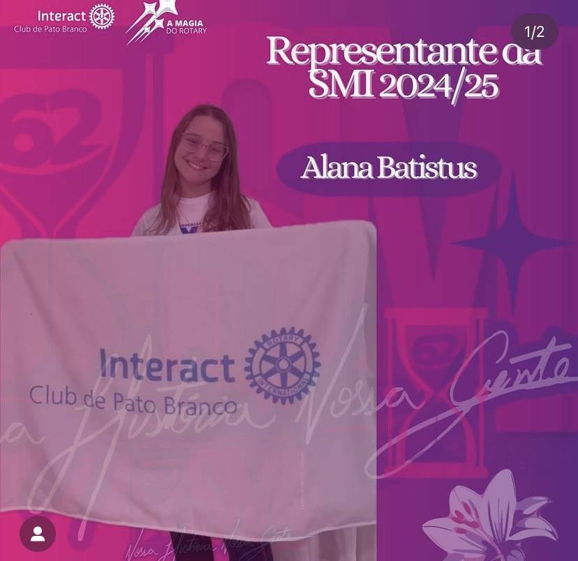 🌟✨ É com grande alegria que anunciamos nossa representante da Semana Mundial do Interact: Alana Sua dedicação e paixão pelo serviço à comunidade são inspiradoras. Estamos ansiosos para ver o impacto positivo que você trará durante esta semana especial. Vamos juntos fazer a diferença! 💖🙌  @interact4640 