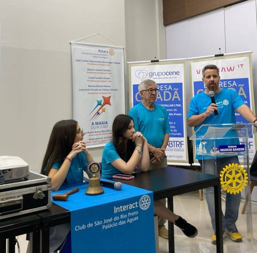 Interact Club de São José do Rio Preto - Palácio das Águas Realiza Reunião Sobre a Semana Mundial do Interact