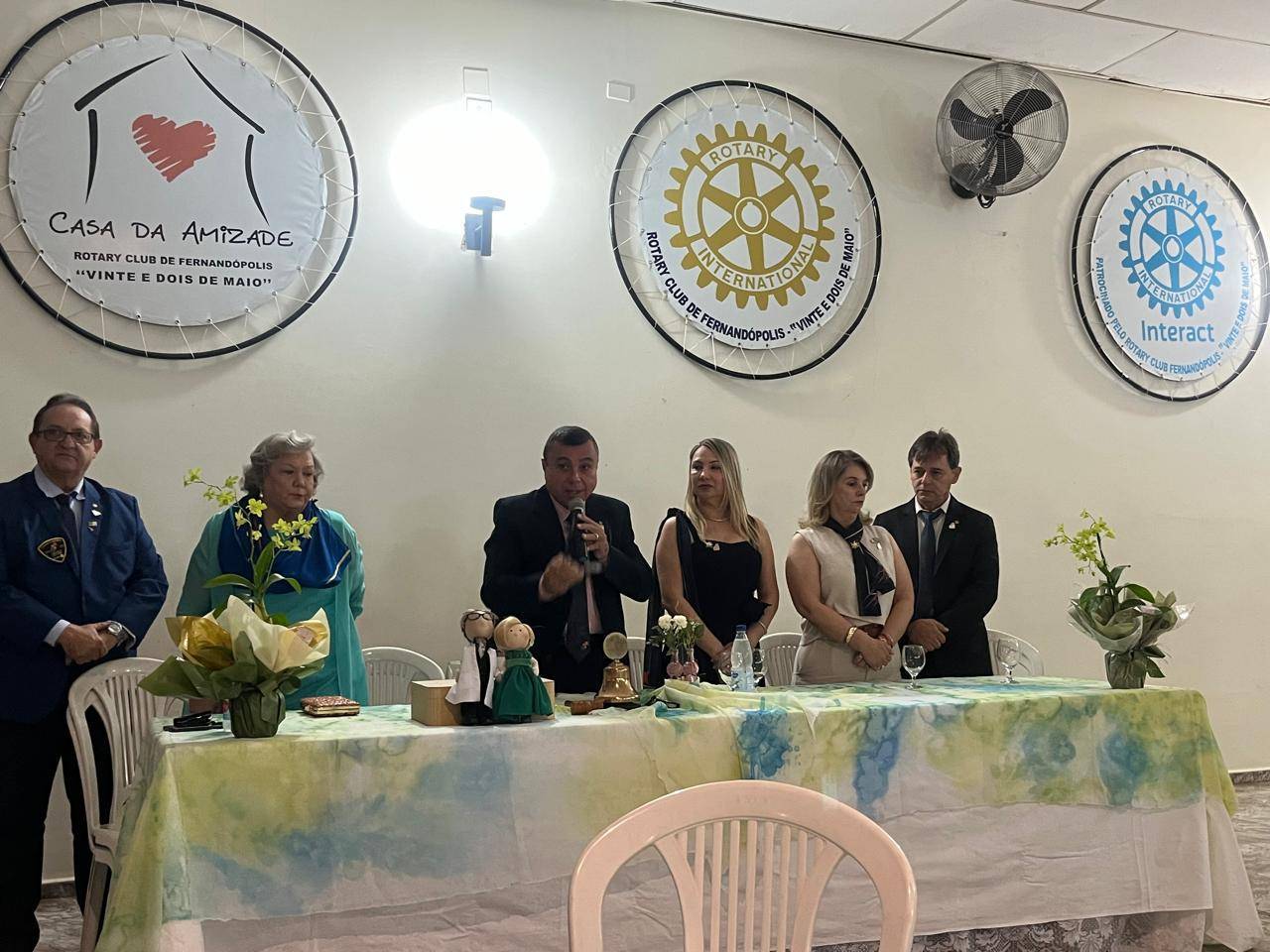 Rotary Club de Fernandópolis - 22 de maio Recebe Visita Oficial do Casal Governador Eder Bocchini e Nelly