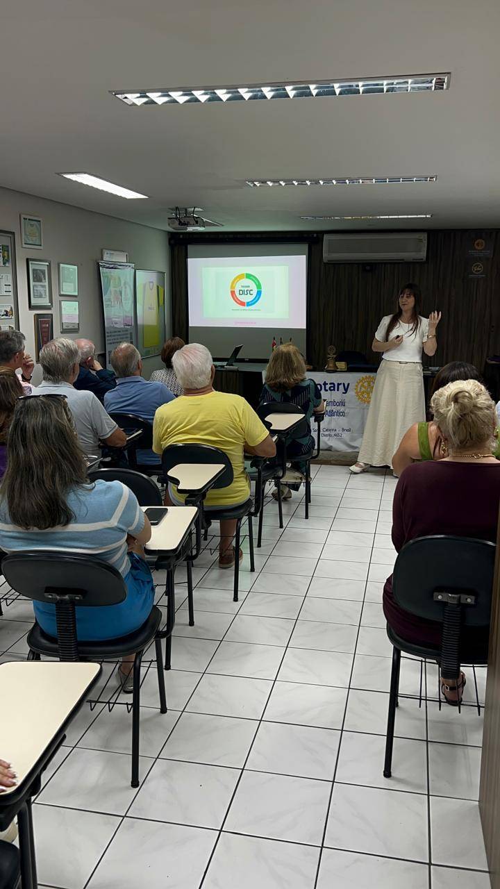 Palestra: Relacionamentos e Perfil Comportamental no @rotaryclubpraiadoatlantico