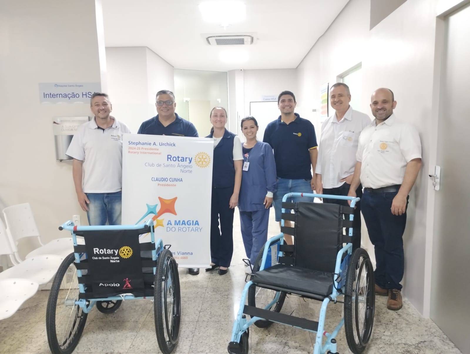 Entrega de Cadeiras de rodas ao Hospital Regional das Missões