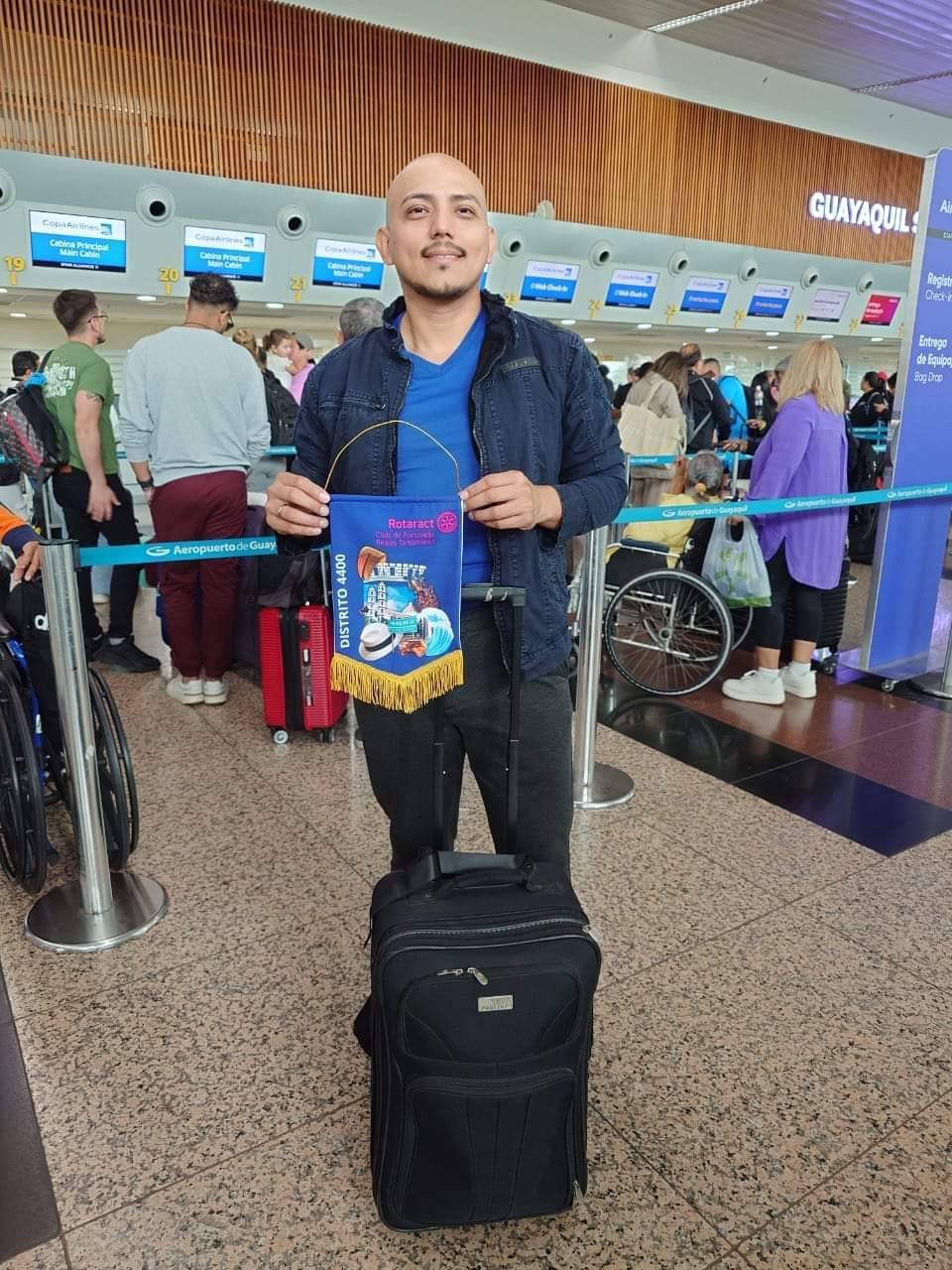 Rotary Club de Lins receberá o rotaractiano Byron Valência Alfonso