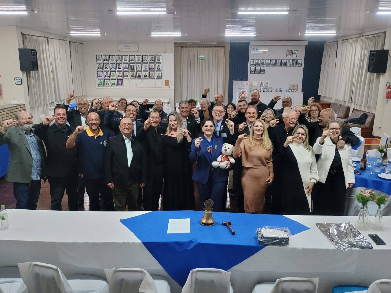 Visita ao Rotary Club de Lages - Coral