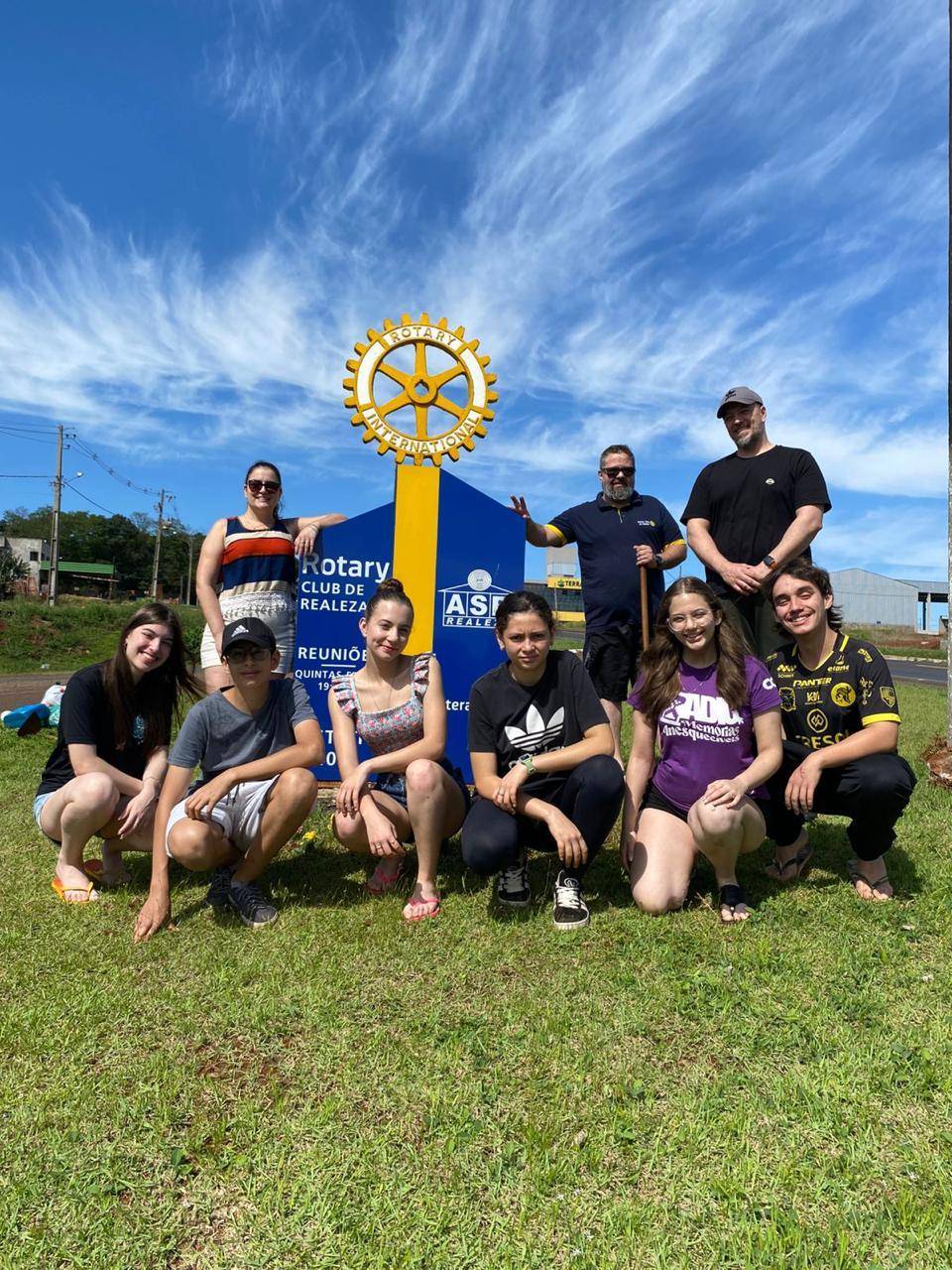 FOTO DA EXECUÇÃO DO PROJETO "Florescendo Legados"