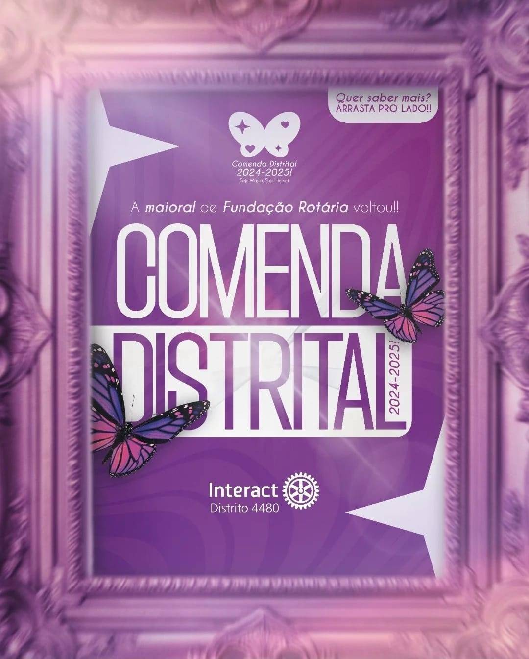 Interact Distrito 4480 Retorna com a Comenda Distrital Para Iluminar a Gestão da Magia 