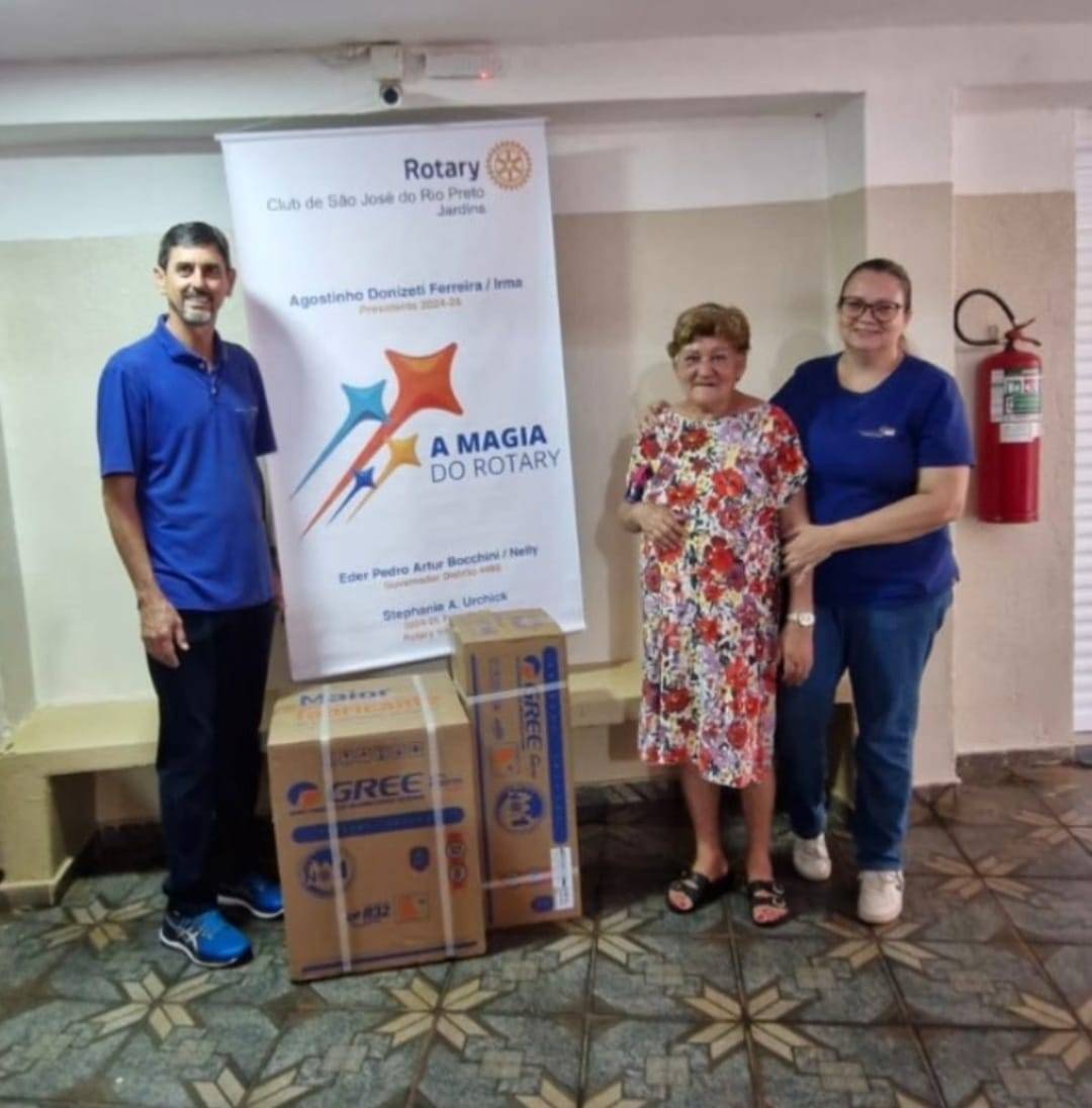 Rotary Club de São José do Rio Preto - Jardins Entrega Doação Para o Asilo Lar de Bethania e Asilo São Vicente de Paulo