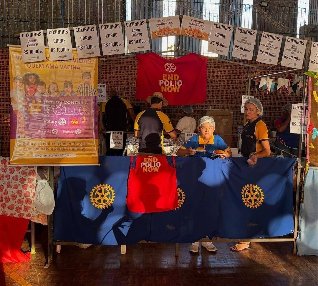 Rotary Club de Lins - Sul esteve presente na ação promovida pelo Rotary Club de Lins - Norte e pelo Interact Club de Lins na Unilins