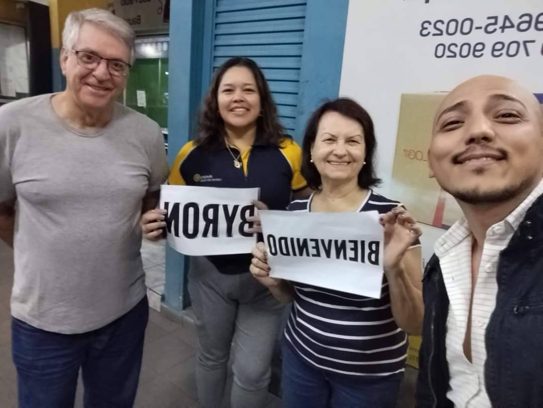 Rotary Club de Lins Recebe o Convidado do Rotaract do Equador Byron Valência Alfonso