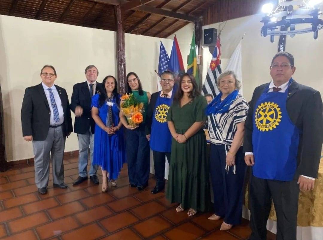 Rotary Club de Lins - Norte Recebe Visita do Casal Governador Eder Bocchini e Nelly