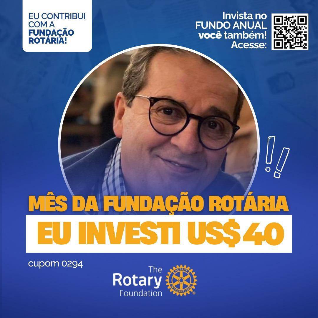 Rotary Club de Itajobi investe 100% no Fundo Anual