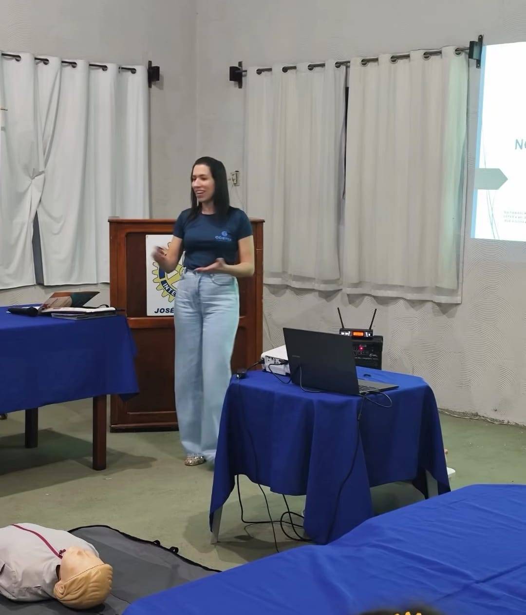 Rotary Club de José Bonifácio realiza palestra sobre Primeiros Socorros