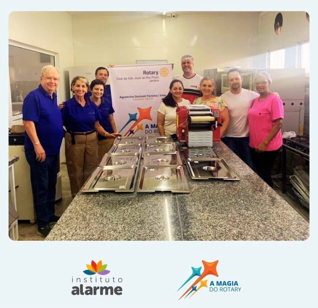 Rotary Club de São José do Rio Preto - Jardins Realiza Entrega de Doação Para o Instituto Alarme