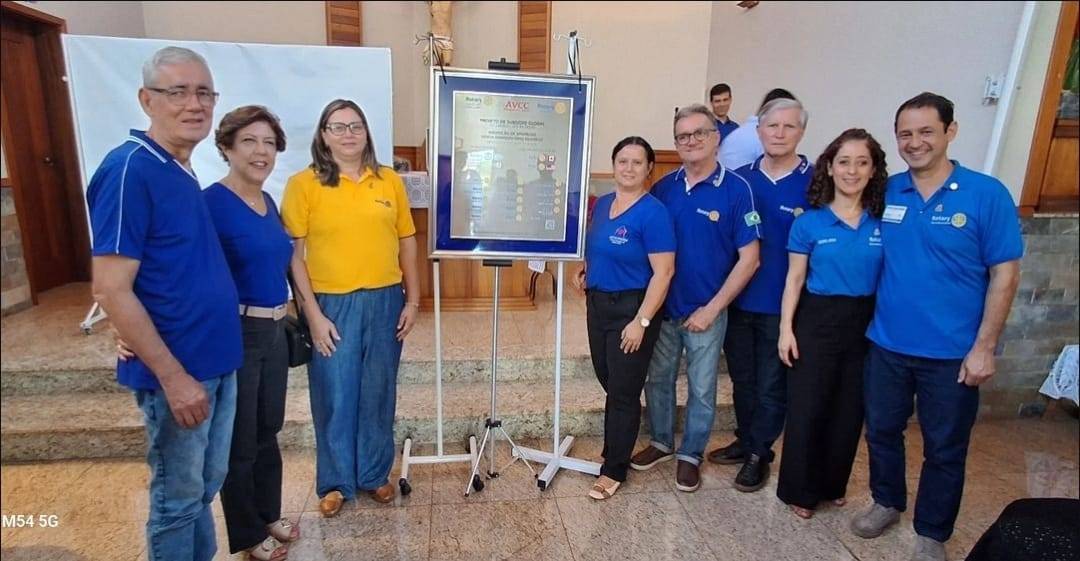 Família Rotária de Santa Fé do Sul Registra Participação na Inauguração dos Aparelhos no Hospital de Amor de Jales